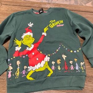 Dr. Seuss Festive Green Grinch Hoodie